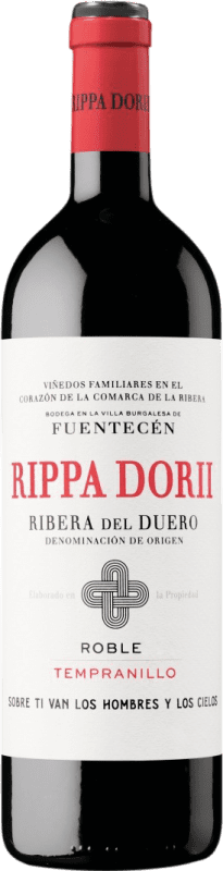 Envio grátis | Vinho Tinto Rippa Dorii Carvalho D.O. Ribera del Duero Castela e Leão Espanha Tempranillo 75 cl