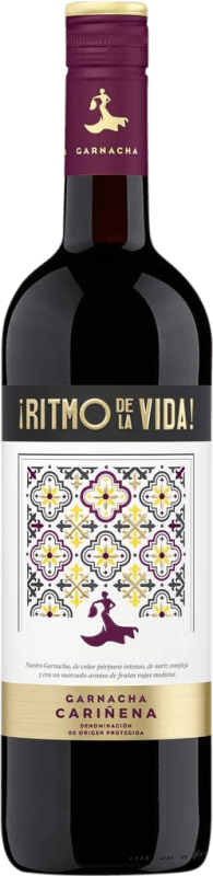 Free Shipping | Red wine Ritmo de la Vida D.O. Cariñena Aragon Spain Grenache 75 cl