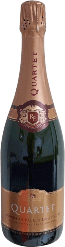 Envío gratis | Espumoso rosado Roederer Estate Quartet Rosé Brut I.G. California California Estados Unidos Chardonnay 75 cl