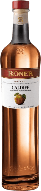 Envio grátis | Aguardente Orujo Roner Apfelbrand Caldiff Privat Itália Garrafa Medium 50 cl