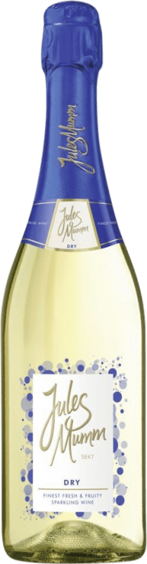 Бесплатная доставка | Белое игристое Jules Mumm Dry Sekt сухой Германия 75 cl