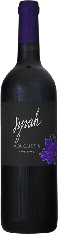 Free Shipping | Red Wine Rouquet's Collection I.G.P. Vin de Pays d'Oc Bordeaux France Syrah — Shiraz 75 cl