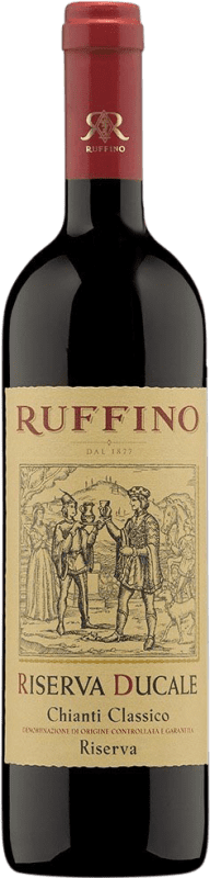 Spedizione Gratuita | Vino rosso Ruffino Riserva D.O.C.G. Chianti Classico Italia Merlot, Cabernet Sauvignon, Sangiovese 75 cl