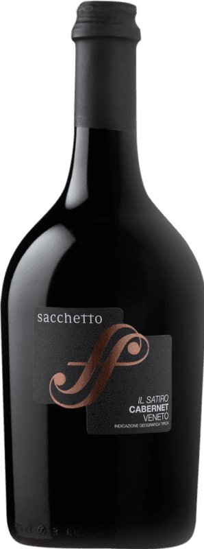 Free Shipping | Red wine Sacchetto Il Satiro I.G.T. Venezia Venecia Italy Cabernet Sauvignon 75 cl