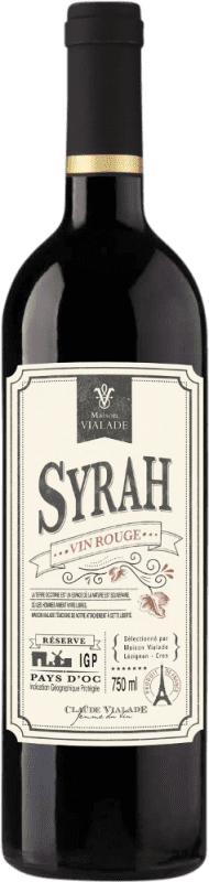 Free Shipping | Red wine Saint Auriol Maison Vialade Vintage I.G.P. Vin de Pays d'Oc Bordeaux France Syrah 75 cl