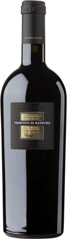Envoi gratuit | Vin Rouge San Marzano Sessantanni D.O.C. Primitivo di Manduria Pouilles Italie Primitivo 75 cl