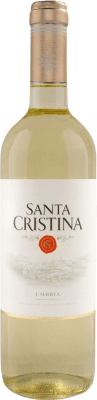 Envoi gratuit | Vin blanc Santa Cristina Bianco I.G.T. Umbria Toscane Italie Viognier, Procanico, Grechetto Demi- Bouteille 37 cl