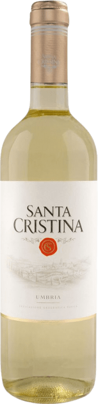 Envio grátis | Vinho branco Santa Cristina Bianco I.G.T. Umbria Tuscany Itália Viognier, Procanico, Grechetto Meia Garrafa 37 cl