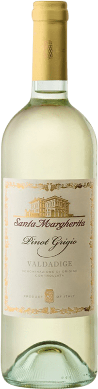 Spedizione Gratuita | Vino bianco Santa Margherita D.O.C. Valdadige Terra dei Forti Trentino Italia Pinot Grigio 75 cl