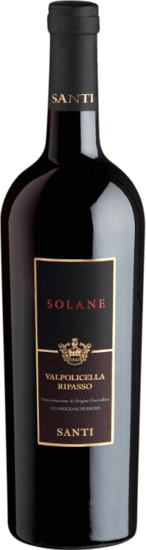 Spedizione Gratuita | Vino rosso Santi Solane D.O.C. Valpolicella Ripasso Venecia Italia Nebbiolo, Corvina 75 cl