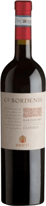 Free Shipping | Red wine Santi Ca'Bordenis Classico D.O.C. Bardolino Venecia Italy Nebbiolo, Corvina 75 cl