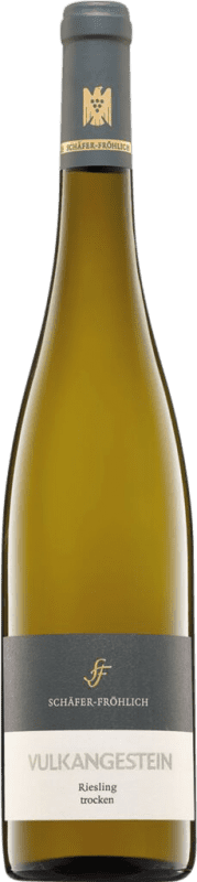 Бесплатная доставка | Белое вино Schäfer-Fröhlich Vulkangestein Q.b.A. Nahe Nahe Германия Riesling 75 cl