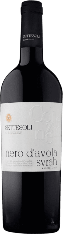 Free Shipping | Red wine Settesoli Nero d'Avola Syrah D.O.C. Sicilia Sicily Italy Nebbiolo, Nero d'Avola 75 cl