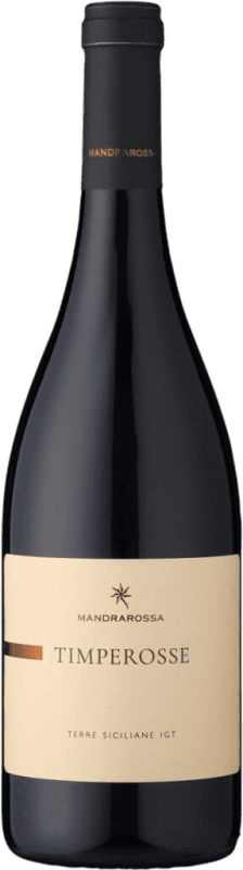 Бесплатная доставка | Красное вино Mandrarossa Timperosse Rosso I.G.T. Terre Siciliane Сицилия Италия Petit Verdot 75 cl