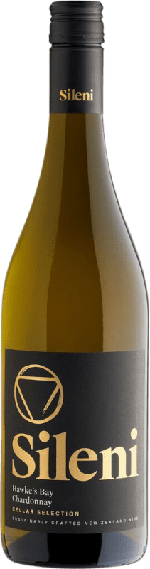 Free Shipping | White wine Sileni Selection I.G. Hawkes Bay Hawke's Bay New Zealand Chardonnay 75 cl