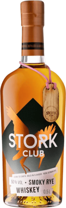 Envío gratis | Licores Spreewood Stork Club Smoky Rye Alemania Botella Medium 50 cl