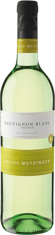 8,95 € | Белое вино Julius Metzinger сухой Q.b.A. Pfälz Пфальце Германия Sauvignon White 75 cl