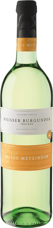 Kostenloser Versand | Weißwein Julius Metzinger Trocken Q.b.A. Pfälz Pfälz Deutschland Weißburgunder 75 cl