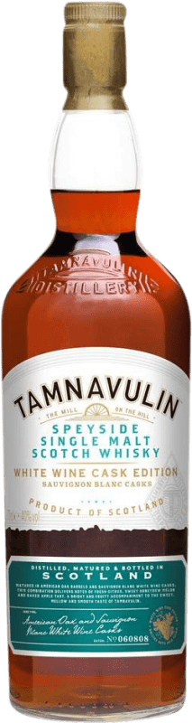 Free Shipping | White wine Tamnavulin Cask Speyside United Kingdom Sauvignon White 70 cl