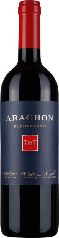 Бесплатная доставка | Красное вино Tement Arachon Evolution I.G. Burgenland Burgenland Австрия Merlot — Мерло, Cabernet Sauvignon — Каберне Совиньон, Blaufränkisch — Блауфренкиш, Zweigelt — Цвайгельт 75 cl