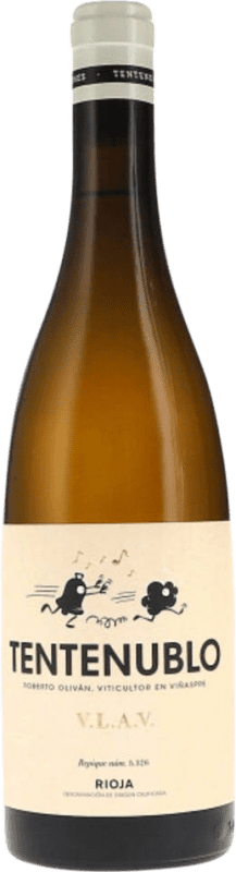 Бесплатная доставка | Белое вино Tentenublo VLAV Blanco D.O.Ca. Rioja Ла-Риоха Испания Grenache, Viura, Malvasía 75 cl