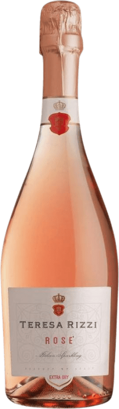 Бесплатная доставка | Розовое игристое Teresa Rizzi Rosé Extra Dry Экстра сухой I.G.T. Venezia Venecia Италия Nebbiolo, Raboso, Pinot White 75 cl