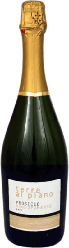 Envio grátis | Espumante branco Terre al Piano Spumante Extra Dry Extra Seco D.O.C. Prosecco Venecia Itália Prosecco 75 cl