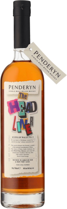 65,95 € | Single Malt Whisky Penderyn Icon of Wales The Headliner Royaume-Uni 70 cl