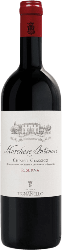 Kostenloser Versand | Rotwein Antinori Tignanello Marchese Antinori Reserve D.O.C.G. Chianti Classico Italien Cabernet Sauvignon, Sangiovese Jeroboam-Doppelmagnum Flasche 3 L