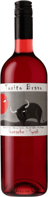 Бесплатная доставка | Розовое вино Torito Bravo Rosé D.O. Cariñena Арагон Испания Grenache, Nebbiolo 75 cl