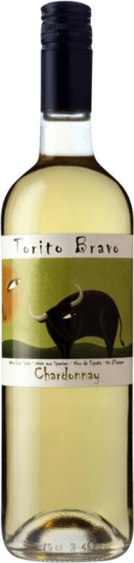 Envio grátis | Vinho branco Torito Bravo D.O. Cariñena Aragão Espanha Chardonnay 75 cl