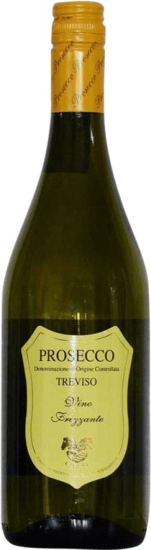 送料無料 | 白スパークリングワイン Val d'Oca. Colli Trevigiani Scudetto Frizzante Brut D.O.C. Prosecco トレヴィーゾ イタリア Prosecco 75 cl