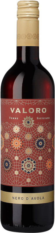 Free Shipping | Red wine Valoro Sicilia I.G.T. Terre Siciliane Sicily Italy Nero d'Avola 75 cl