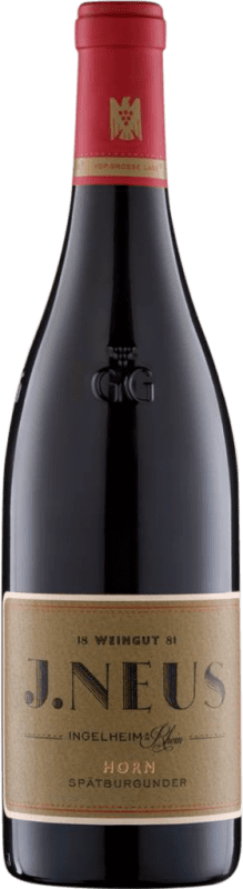 Free Shipping | Red wine J. Neus Ingelheim Horn Dry V.D.P. Grosses Gewächs GG Rheinhessen Germany Pinot Black 75 cl