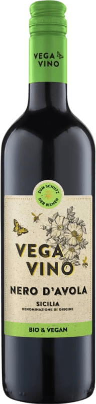 Free Shipping | Red wine VegaVino D.O.C. Sicilia Sicily Italy Nero d'Avola 75 cl