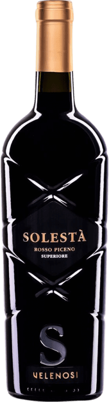 Бесплатная доставка | Красное вино Velenosi Solestà Superiore D.O.C. Rosso Piceno Marcas Италия Montepulciano, Nebbiolo 75 cl