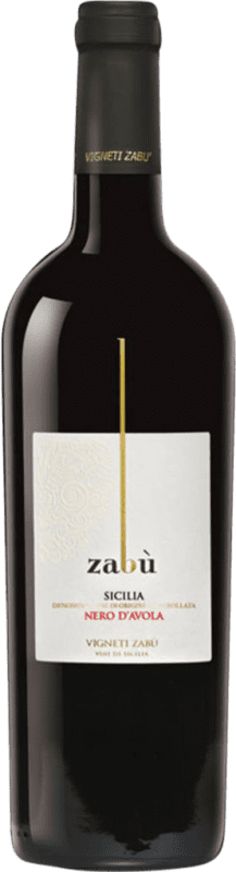 Envio grátis | Vinho tinto Zabù D.O.C. Sicilia Sicília Itália Nero d'Avola 75 cl