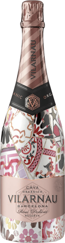 11,95 € | Espumoso rosado Vilarnau Rosado Brut Reserva D.O. Cava Cataluña España Nebbiolo, Trepat 75 cl