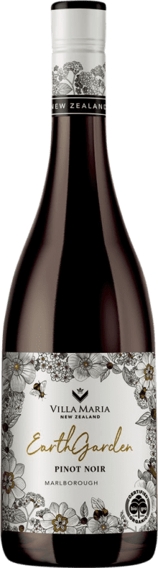 Free Shipping | Red wine Villa Maria Earth Garden I.G. Marlborough Marlborough New Zealand Pinot Black 75 cl