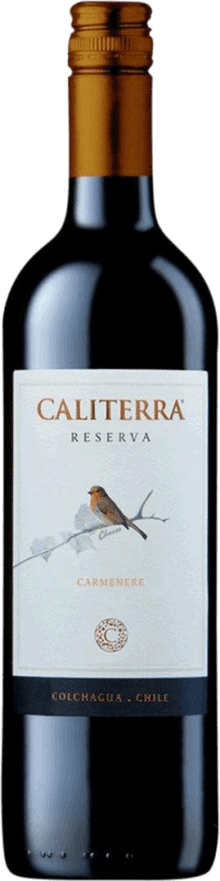 Envio grátis | Vinho tinto Vina Caliterra Reserva I.G. Valle de Colchagua Vale de Colchagua Chile Carmenère 75 cl