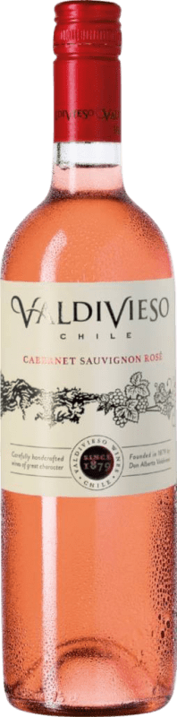 Бесплатная доставка | Розовое вино Valdivieso Rosé I.G. Valle Central Центральная долина Чили Cabernet Sauvignon 75 cl