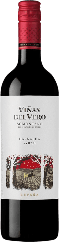 7,95 € | Red wine Viñas del Vero Garnacha Syrah D.O. Somontano Aragon Spain Grenache, Nebbiolo 75 cl