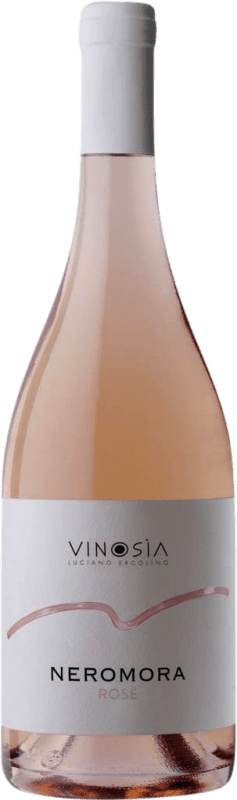 Бесплатная доставка | Розовое вино Vinosìa Neromora Rosé Rosato D.O.C. Irpinia Пьемонте Италия Aglianico 75 cl