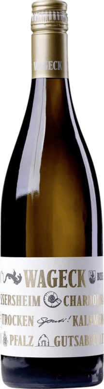 Envio grátis | Vinho branco Wageck Q.b.A. Pfälz Pfälz Alemanha Chardonnay 75 cl