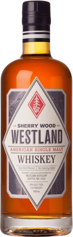 Envoi gratuit | Single Malt Whisky Westland Sherrywood États Unis 70 cl