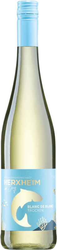 Kostenloser Versand | Weißwein Herxheim am Berg Blanc de Blancs Weissweincuvée Trocken Q.b.A. Pfälz Pfälz Deutschland Nebbiolo, Weißburgunder, Rivaner 75 cl