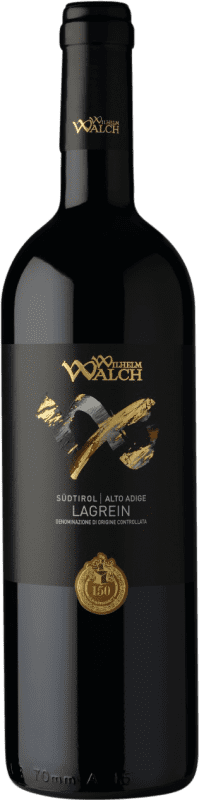 16,95 € | Красное вино Wilhelm Walch D.O.C. Alto Adige Tirol del Sur Италия Lagrein 75 cl