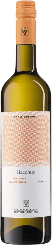 Envoi gratuit | Vin blanc Freyburg Unstrut Sec Saale Unstrut Allemagne Bacchus 75 cl