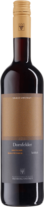 Envio grátis | Vinho tinto Freyburg Unstrut Semi-seco Semi-doce Sachsen Alemanha Dornfelder 75 cl