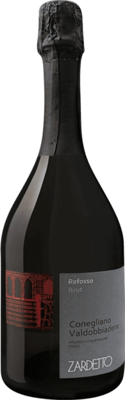 Spedizione Gratuita | Spumante bianco Zardetto Refosso Superiore Brut D.O.C. Prosecco Friuli-Venezia Giulia Italia Glera 75 cl